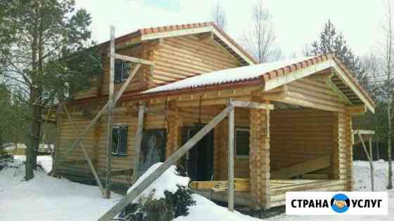Обсада окон и дверей в срубе Санкт-Петербург