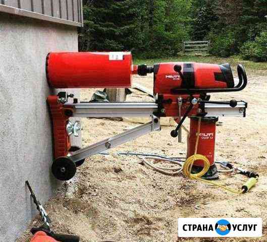 Алмазная бурение (сверление) отверстий Жуковский