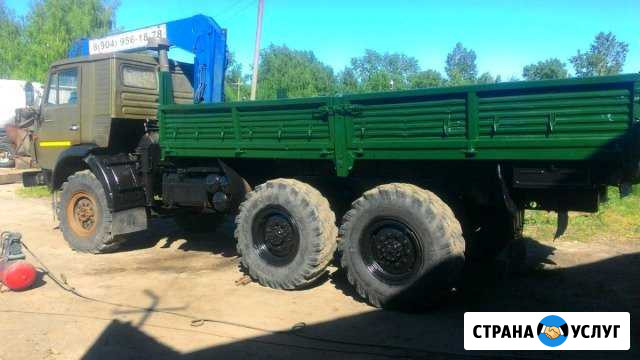 Услуги манипулятора на базе камаз-вездеход Гусь-Хрустальный - изображение 1
