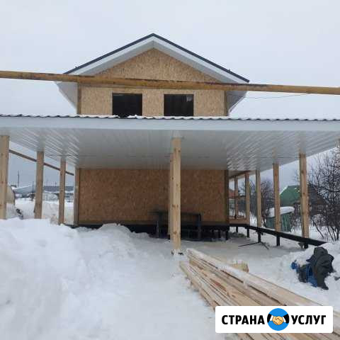 Кровля, строительство домов из сип панелей, обшивк Набережные Челны - изображение 1