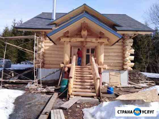 Срубы домов бань беседок ручной рубки Барнаул