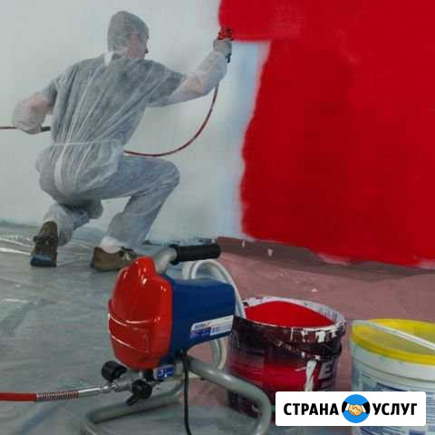 Окраска стен, домов безвоздушным способом Коломна - изображение 1