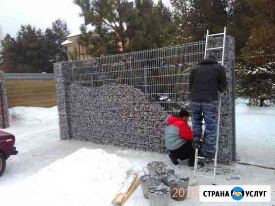 Подпорные стены, Заборы из Габионов, Пергон Воронеж