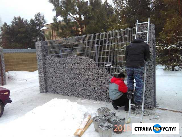 Подпорные стены, Заборы из Габионов, Пергон Воронеж - изображение 1