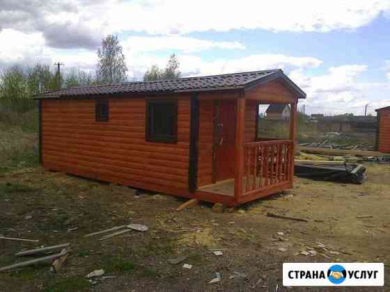 Строительство мобильных бань из проф. бруса Санкт-Петербург