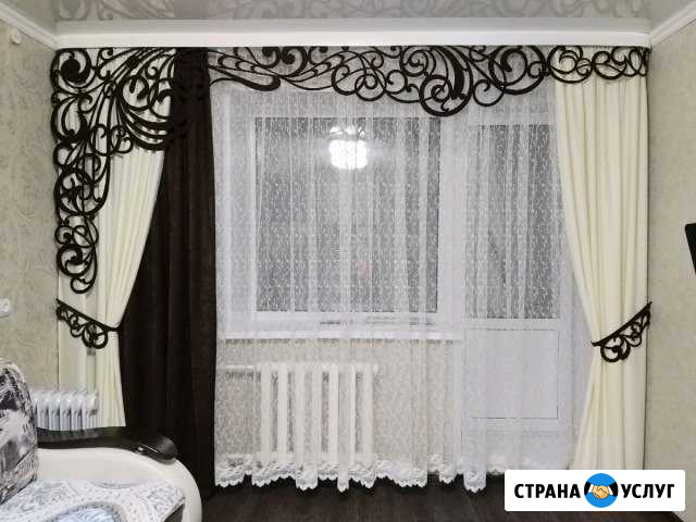 Ажурные ламбрекены, ручная работа Салават - изображение 1