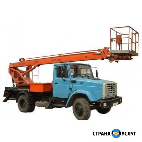 Услуги автовышки телескоп 18-22 метра Вологда - изображение 1