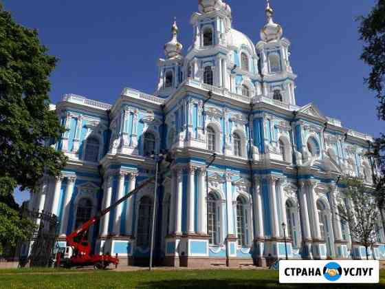 Аренда автовышки 18 м 22 м 28м 32м Санкт-Петербург