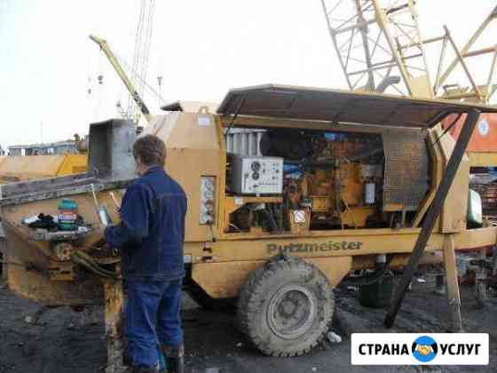 Ремонт автобетононасосов, стационарных бетононасос Краснодар
