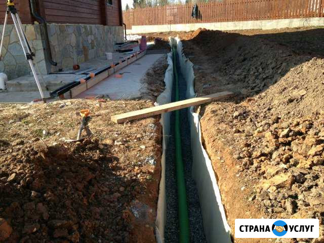 Дренаж, водоотведение, земляные работы Пожва - изображение 1