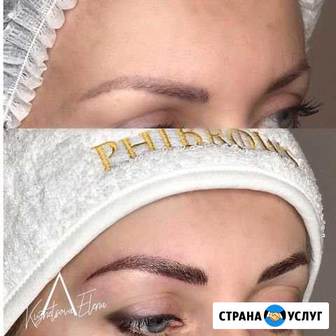 Перманентный макияж в технике пудровое напыление и Поварово - изображение 1