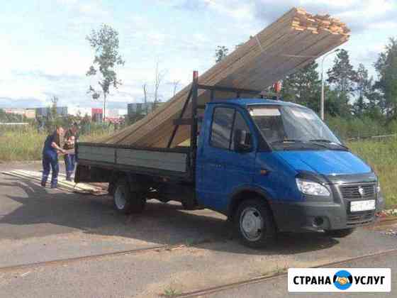Газель с катюшей, перевозки до 8 м Санкт-Петербург