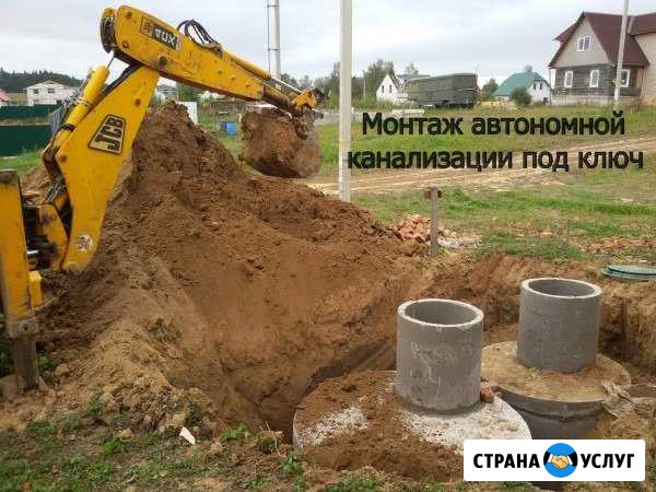 Канализация,Фундамент,Колодцы,Земляные работы Рамонь - изображение 1