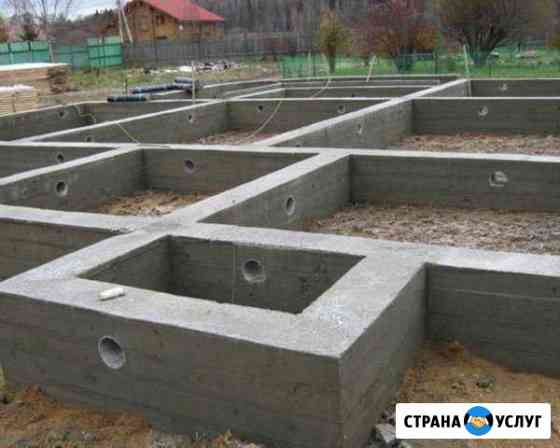 Фундамент, отмостка, монолит, бетонные работы Сергиев Посад