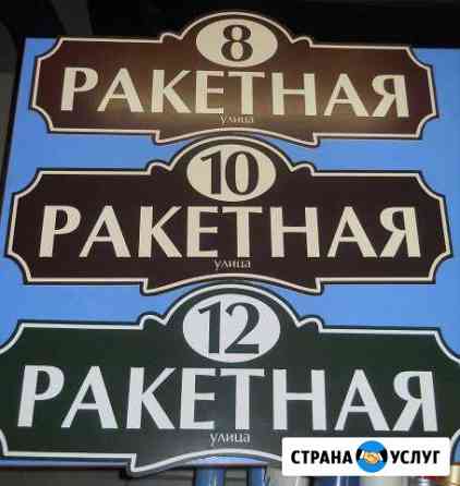 Адресная табличка Нижний Тагил