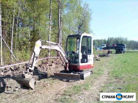 Аренда гусеничного мини экскаватора Санкт-Петербург