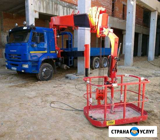 Манипулятор г/п стрелы 7 тонн. Автовышка 24 метра Курск - изображение 1