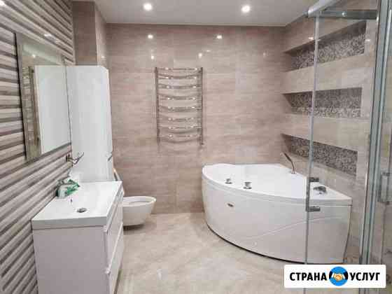 Ремонт ванны под ключ, укладка плитки Краснодар