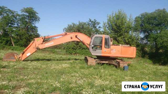 Услуги (аренда) гусеничного экскаватора Hitachi Краснодар - изображение 1