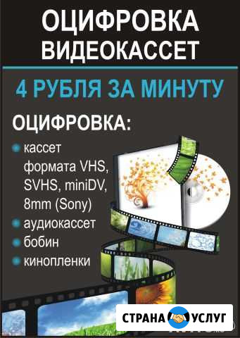 Оцифровка кассет и кинопленок Мурманск - изображение 1