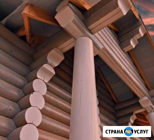 Шлифовка сруба и Покраска деревянного дома Дюртюли - изображение 1