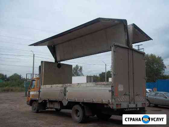 Грузовые перевозки 5 тонн (28 и 34 кубов) Красноярск