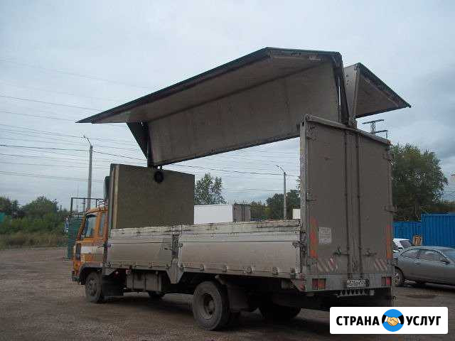 Грузовые перевозки 5 тонн (28 и 34 кубов) Красноярск - изображение 1