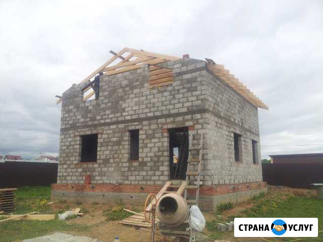 Бригада Каменщики Кладка Кирпич Блок Облицовка Клин - изображение 1