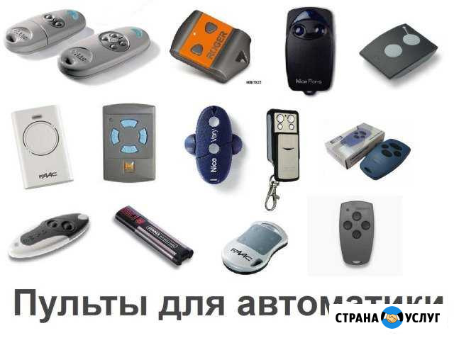 Программирование / продажа пультов для авто ворот Новороссийск - изображение 1