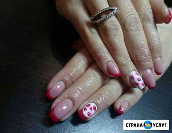 Маникюр +шеллак+укреплиние Подольск