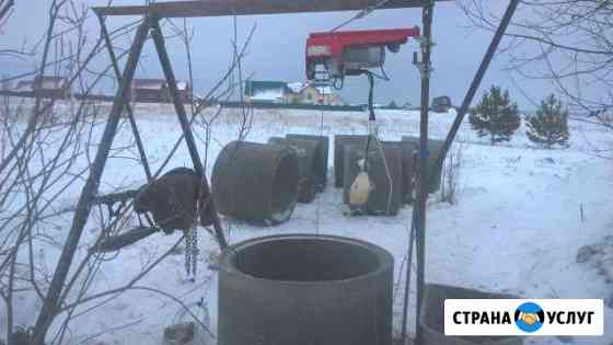 Колодцы, септики, канализация, кессоны под ключ Владимир