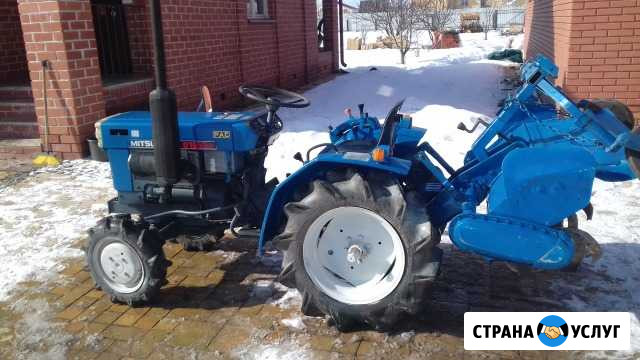 Вспашка земли и покос травы минитрактором Буревестник - изображение 1
