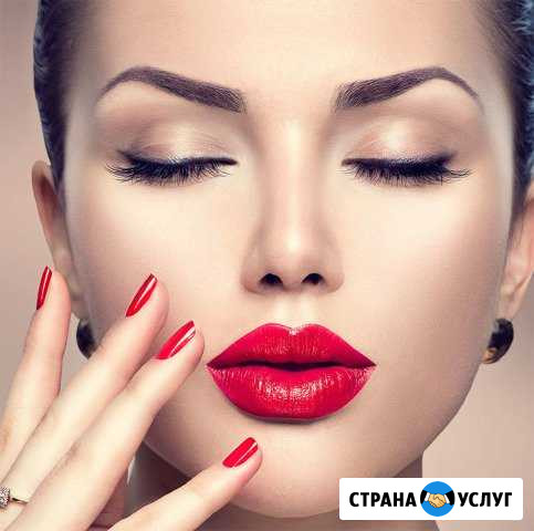 Перманентный макияж брови и губы (татуаж) Омск - изображение 1