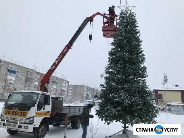 Услуги манипулятора, автовышки Ноябрьск - изображение 1