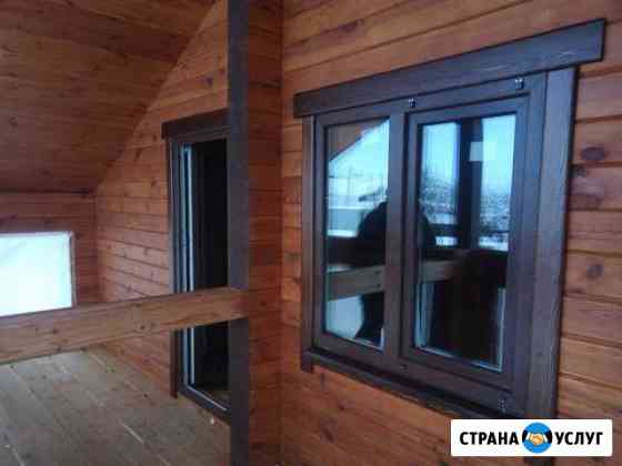 Установка деревянных евроокон и дверей Верхняя Пышма
