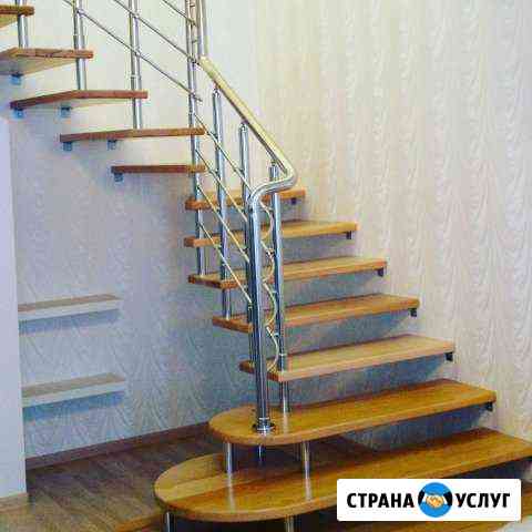 Перила из нержавеющейстали и стекла Ейск
