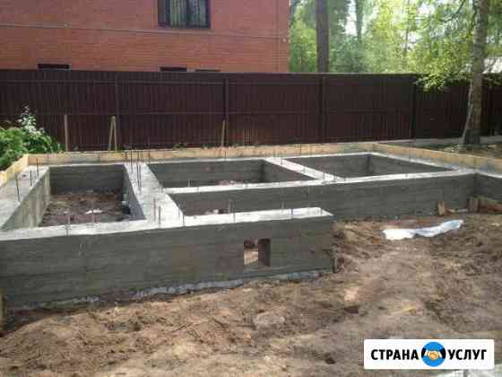 Фундамент любой сложности, кладка блоков, крыша Раменское