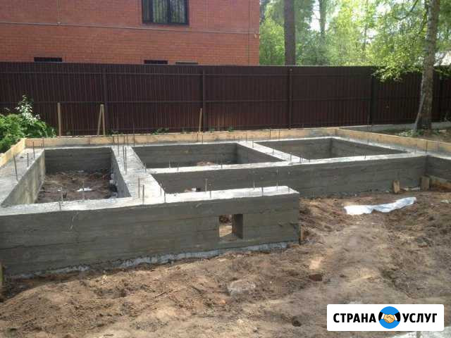 Фундамент любой сложности, кладка блоков, крыша Раменское - изображение 1