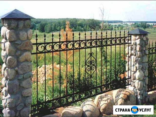 Кованный забор Лысьва - изображение 1