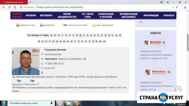 Автоэлектрик. Диагностика. Чип-тюнинг Черногорск - изображение 1