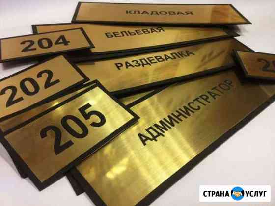 Изготовление табличек, шильдиков, бирок, номерков Москва
