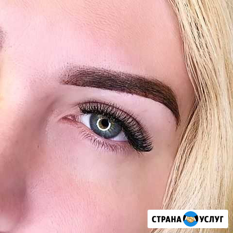 Брови хной (биотатуаж), наращивание ресниц Нижний Новгород - изображение 1