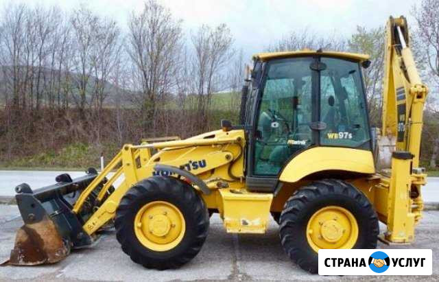 Услуги экскаватора -погрузчика, камаз Тула - изображение 1