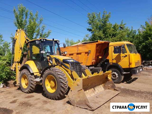 Аренда экскаватор-погрузчика Caterpillar 444F2 Тольятти - изображение 1