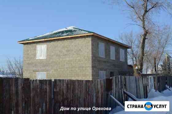 Строительство домов, гаражей из отсевоблоков Комсомольск-на-Амуре