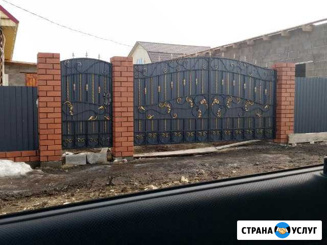 Кованые ворота Сибай - изображение 1