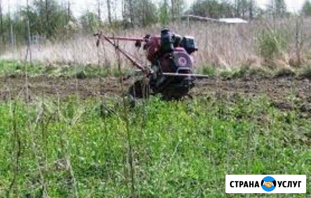 Вспашка, культивирование земли тяжелым мотоблоком Красноярск - изображение 1