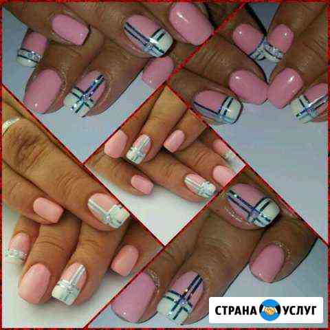 Маникюр, покрытие ногтей гель лаком, наращивание р Ухта