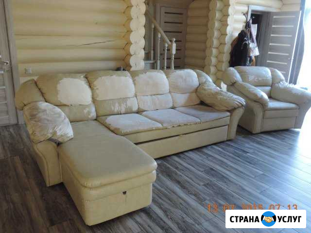 Перетяжка мягкой мебели Воткинск - изображение 1