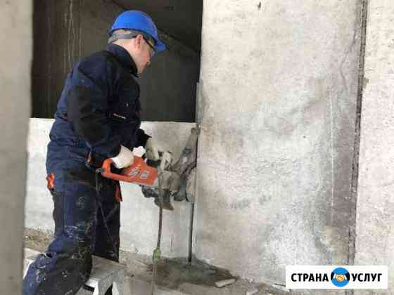 Алмазное бурение и резка бетона, кирпича. Демонтаж Муравленко